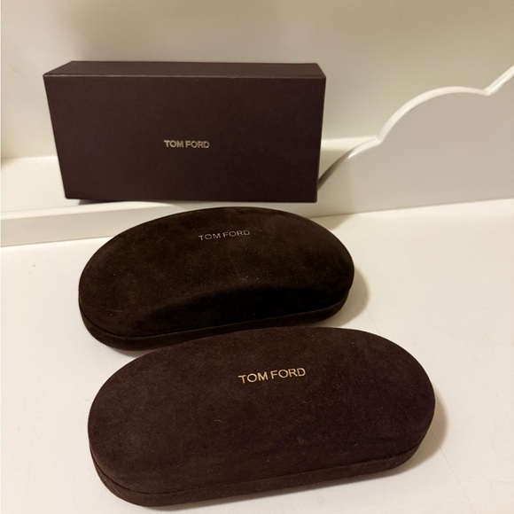 Two original Tomford sunglass case velvet clean and very new main image 5